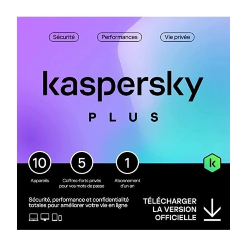 KASPERSKY PLUS 10 POSTES 1 AN COFFRET