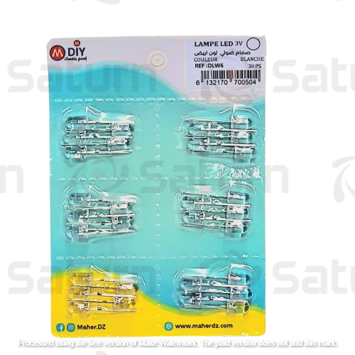 CARTE LAMPE LED COULEUR BLANCHE