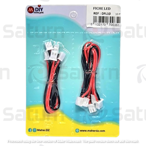 CARTE FICHE LED 5pcs 2pcs MAHER