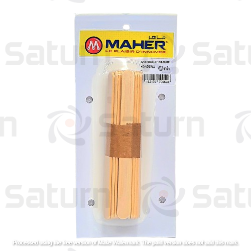 CARTE SPATULES EN BOIS NATUREL