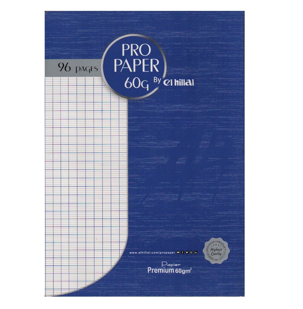 CAHIER 96P A4 PROPAPER