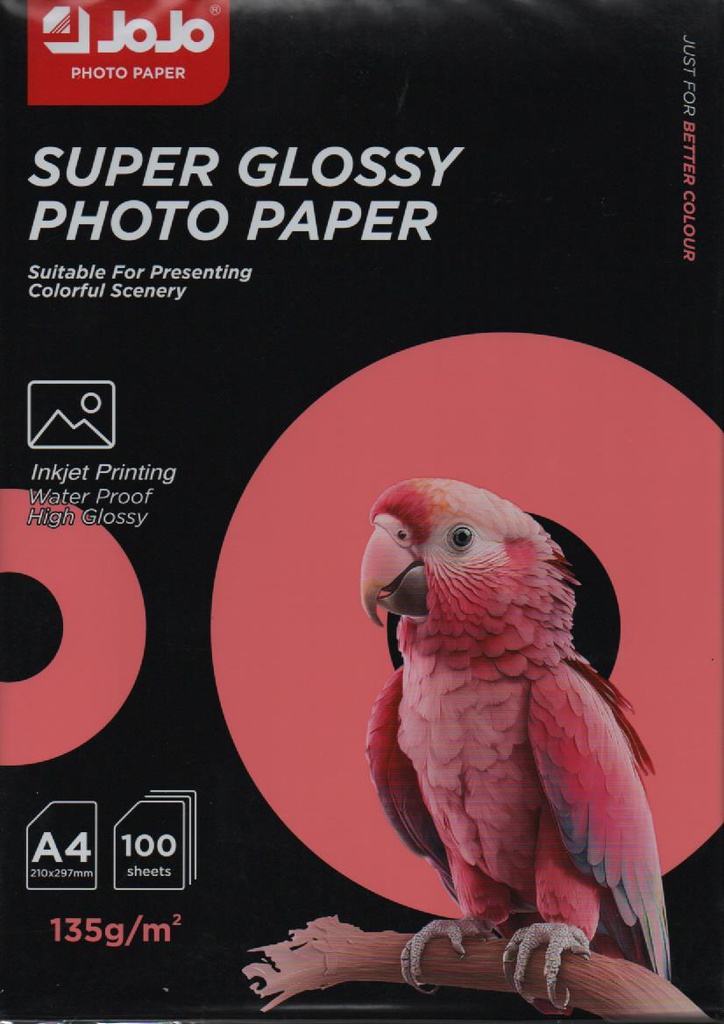 PAPIER PHOTO A4 135g 100F JOJO