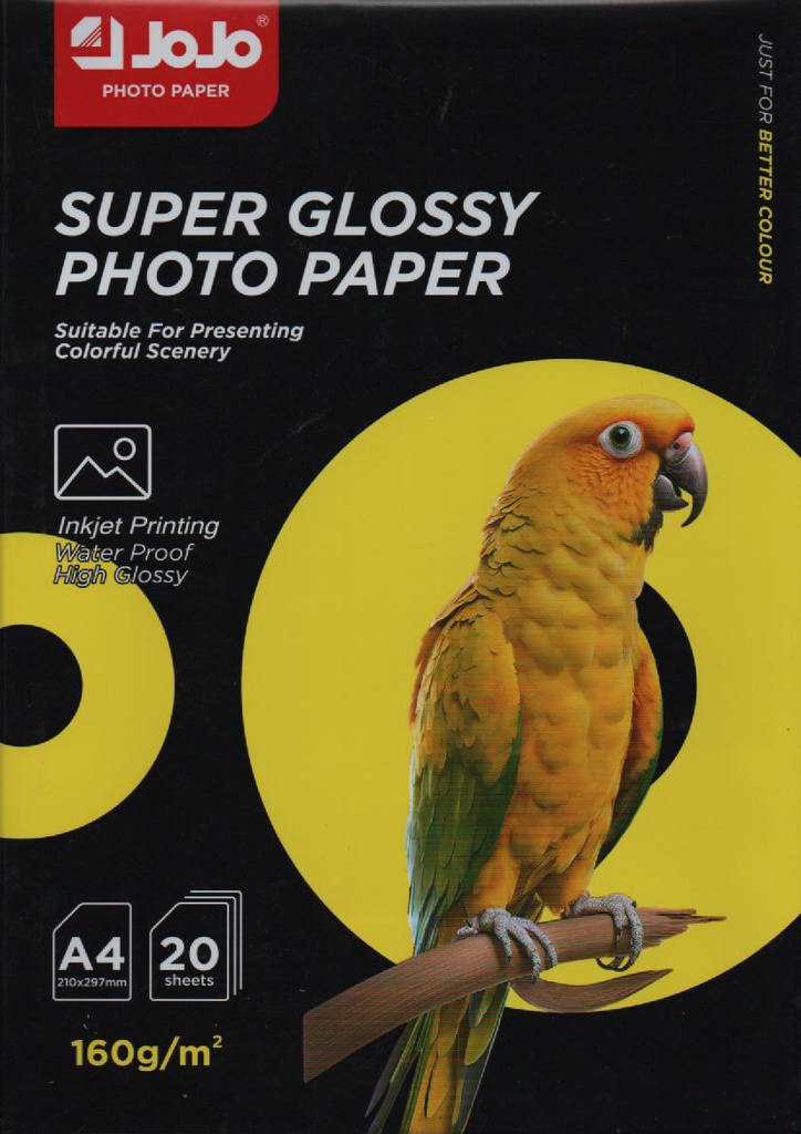 PAPIER PHOTO A4 160g 20F JOJO