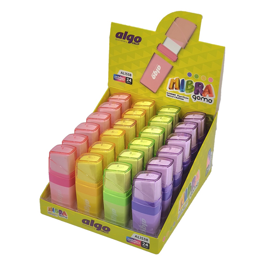GOMME TAILLE CRAYON ALGO