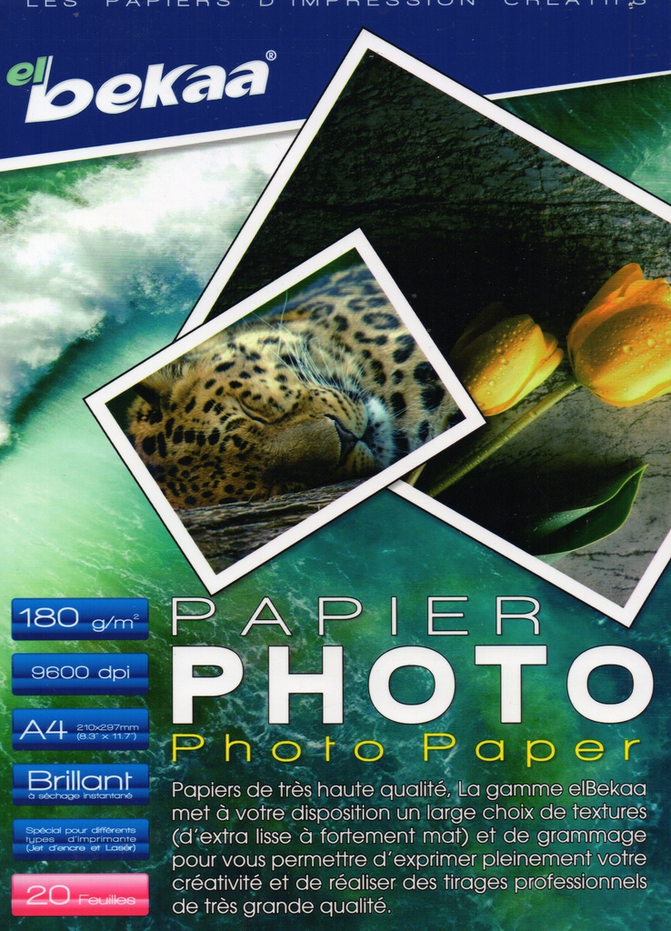 BEKAA 20F GLOSSY A4 180G PHOTO PAPER