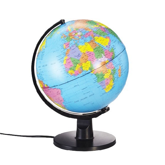 20cm Illuminated Globe Versal Arabic