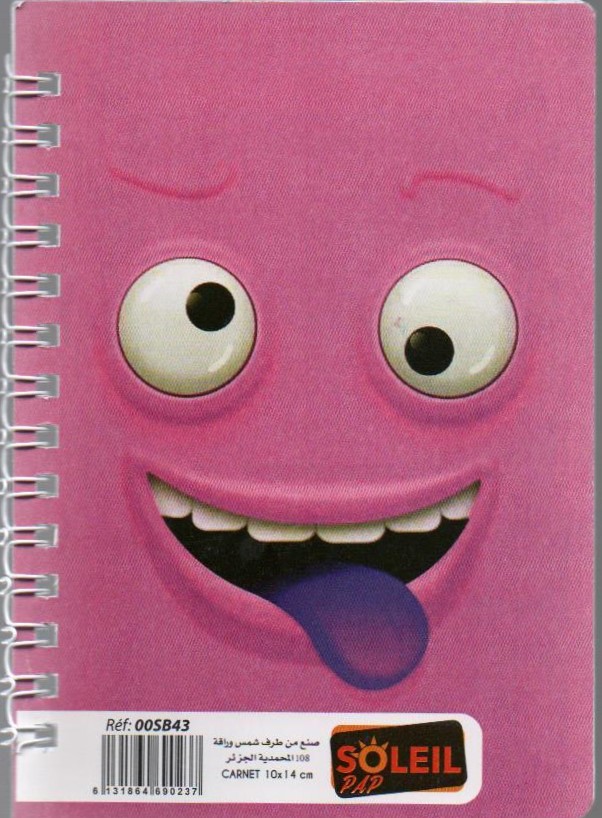 A6 SUN SPIRAL NOTEBOOK