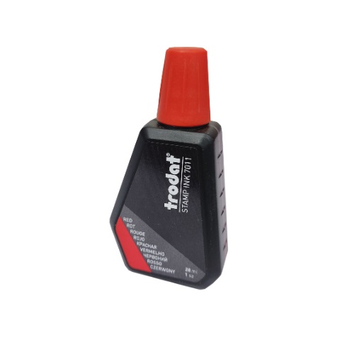  RED STAMP INK 28mL TRODAT