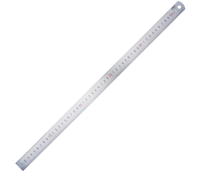 DELI 50cm METAL RULER