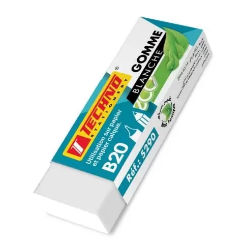 ممحاة TECHNO B20 البيضاء