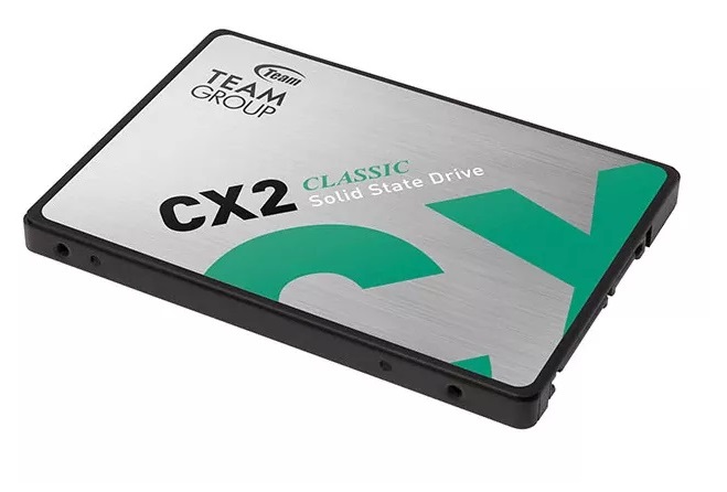 2.5" 1TB SATA3 SSD HARD DRIVE TEAMGROUP CX2 CLASSIC 3D NAND