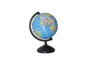  TERRESTRIAL GLOBE 10.6 cm GOLDEN