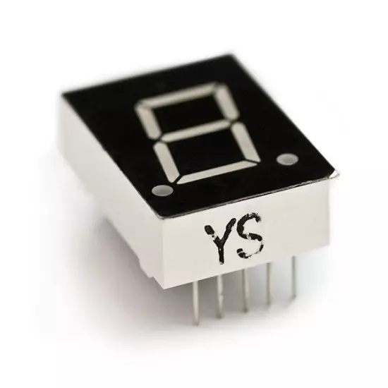 7-Segment Display - LED 0.5 inch common cathode