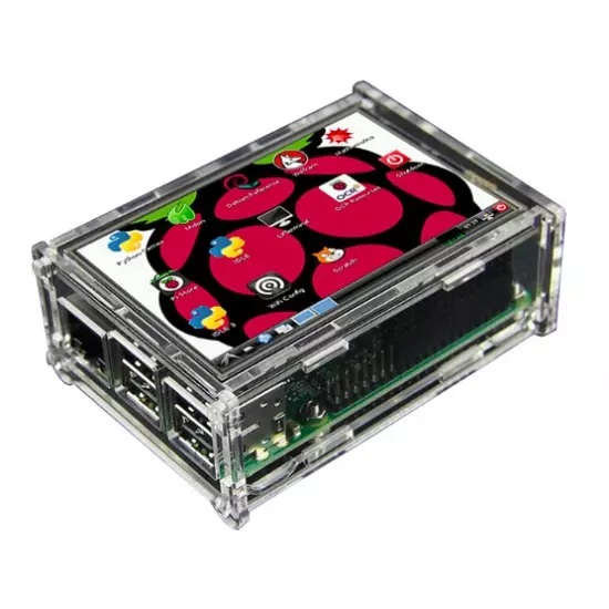  Acrylic Case for Raspberry Pi 3.5inch LCD Display