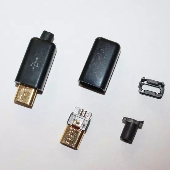  4合1 DIY Micro USB 黑色