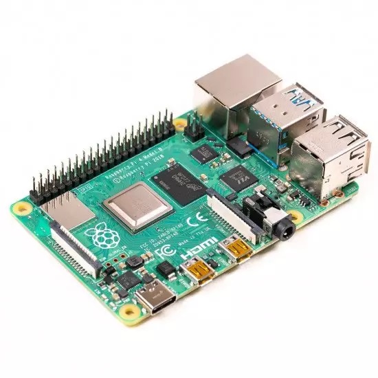 UK-Raspberry Pi 4 Model B، BCM2711 SoC، ذاكرة وصول عشوائي DDR4 سعة 2 جيجابايت، USB 3.0، PoE