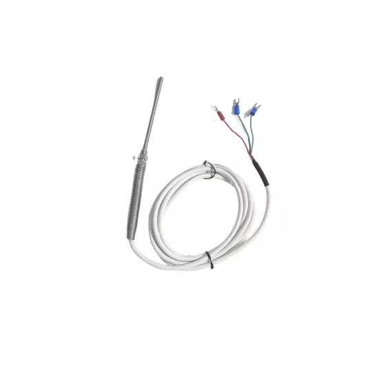  PT100 temperature sensor, -50 ~ 400 C, 2m cable, 90mm probe