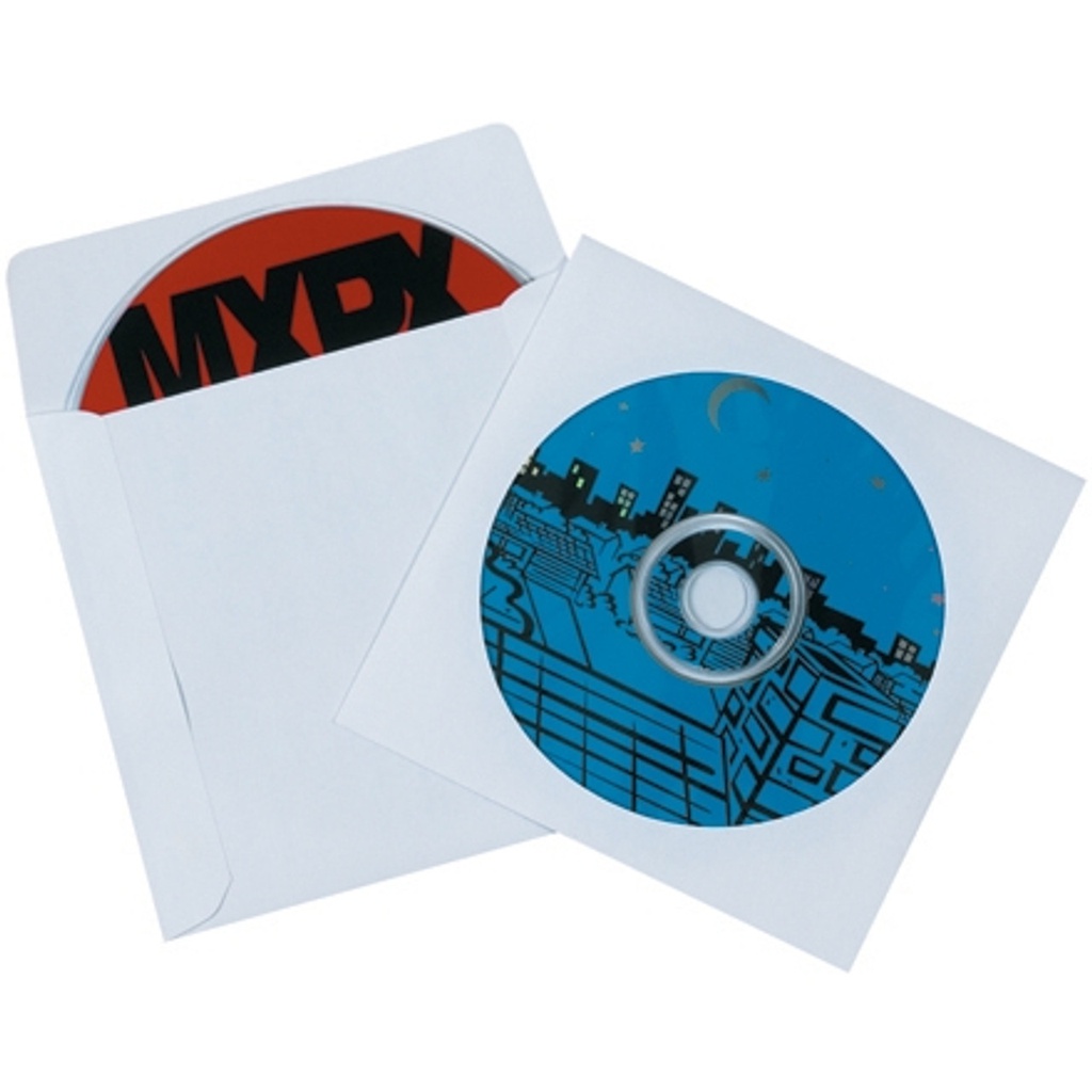 FARAS CD ENVELOPE 12.5x12.5CM 100G + WHITE + ADH + FEN X50