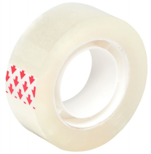  TRANSPARENT TAPE 30x18mm 38mic TECHNO