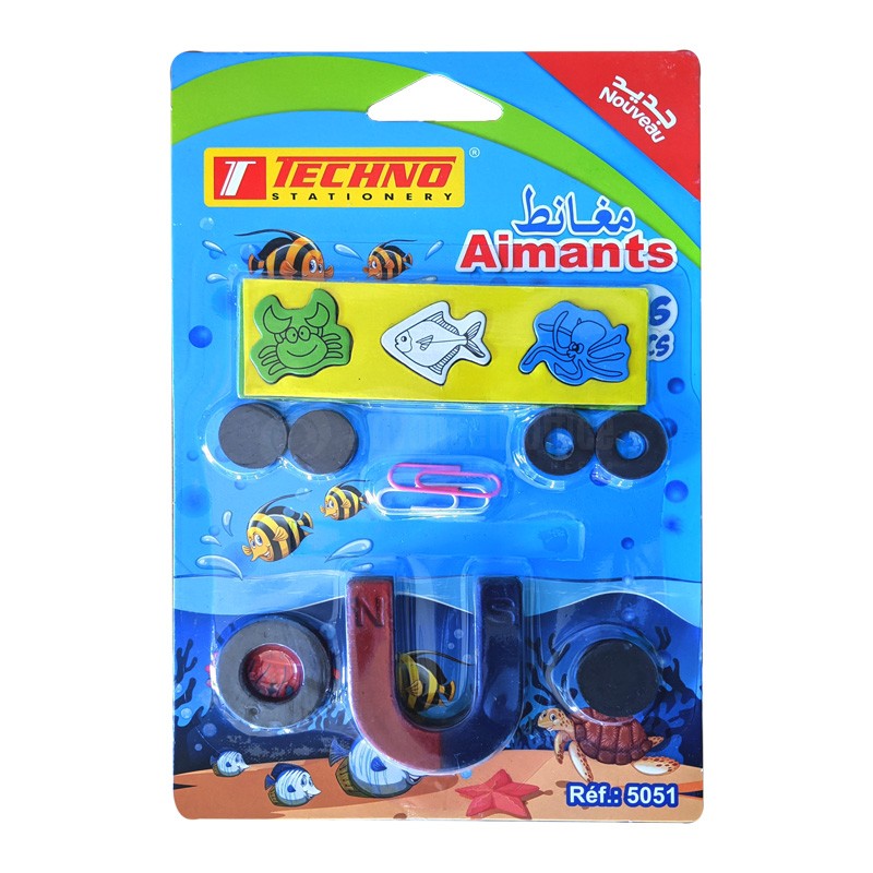 16PCS TECHNO MAGNETS
