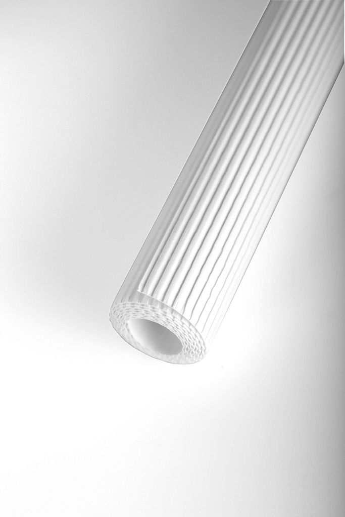 WHITE CORRUGATED PAPER 50x70cm FOLIA