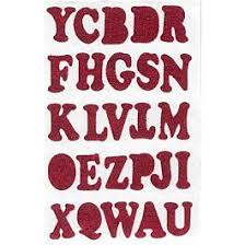 FOAM ADHESIVE LETTERS 5PCS TECHNO