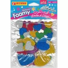  TECHNO HEARTS ADHESIVE FOAM