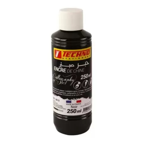  BLACK CHINESE INK 250ml TECHNO