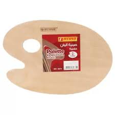 5mm OVAL TECHNO WOODEN PAINT PALETTE