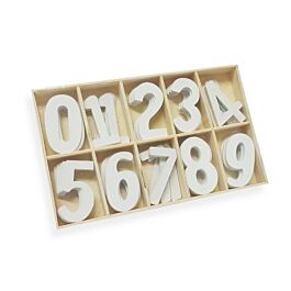 WOODEN NUMBERS 3cm 60PCS TECHNO