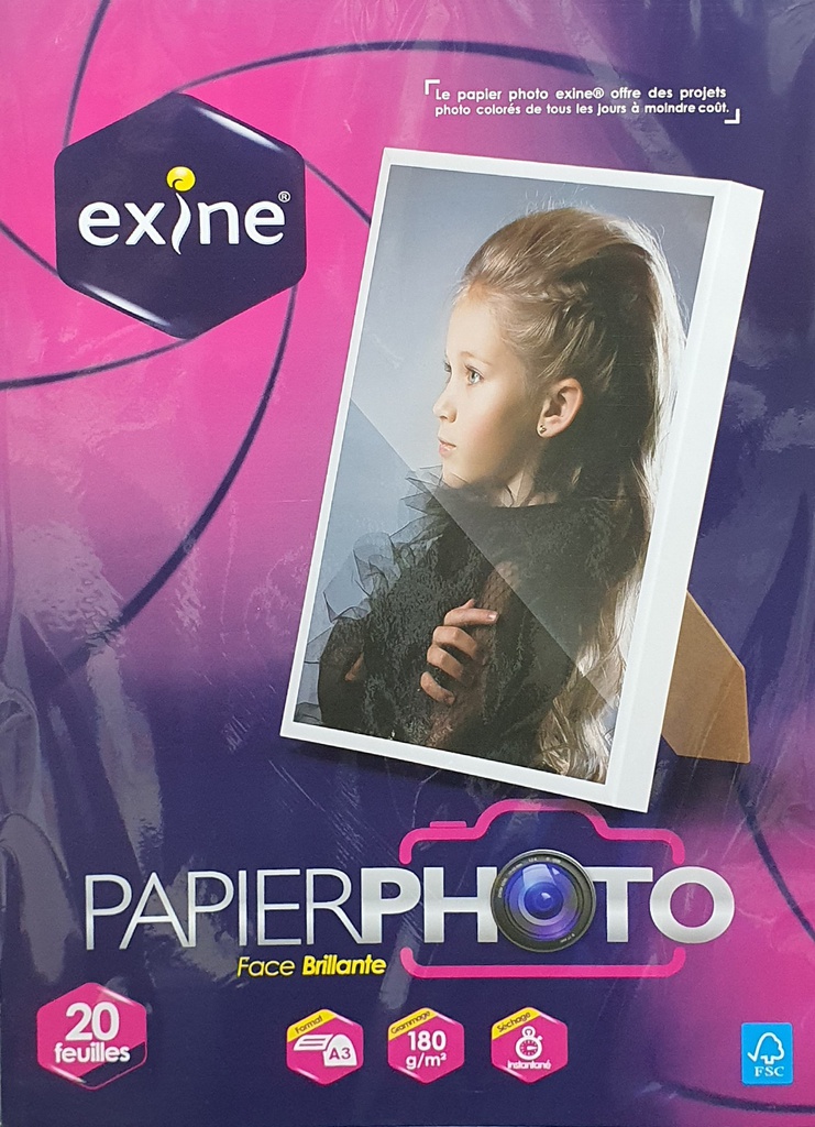  PHOTO PAPER A3 180g/m² 25F EXINE