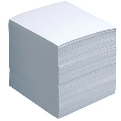 FARAS WHITE PAPER CUBE REFILL 9x9cm