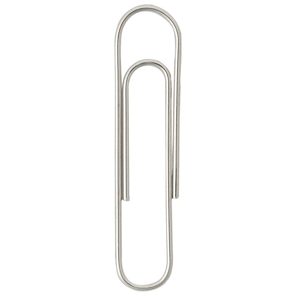 78mm CHROME PAPER CLIPS 50PCS VERSAL