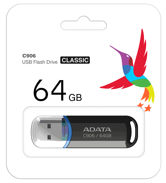 قرص فلاش ADATA C906 سعة 64 جيجابايت