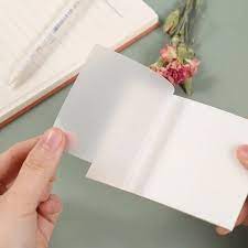  STICKY NOTES 76x76mm 50F TRANSPARENT VERSAL