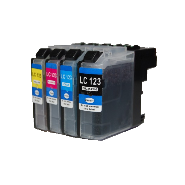 4PCS KOANAN LC123 PRINTER CARTRIDGES PACK
