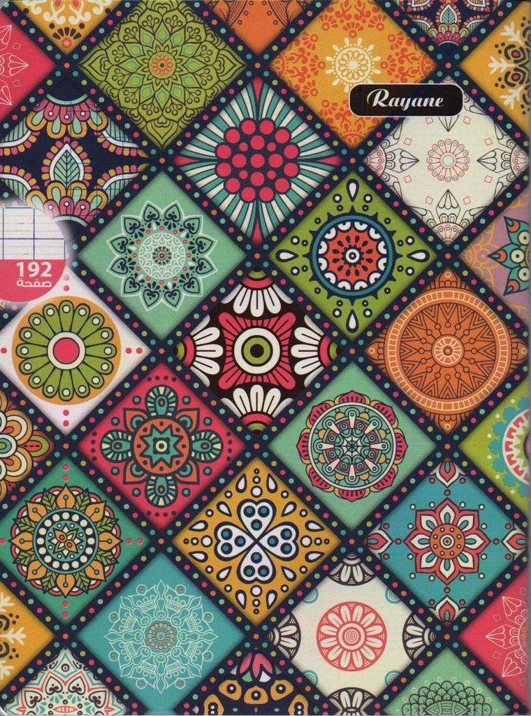 NOTEBOOK 192P 17x22cm RAYANE STITCHED