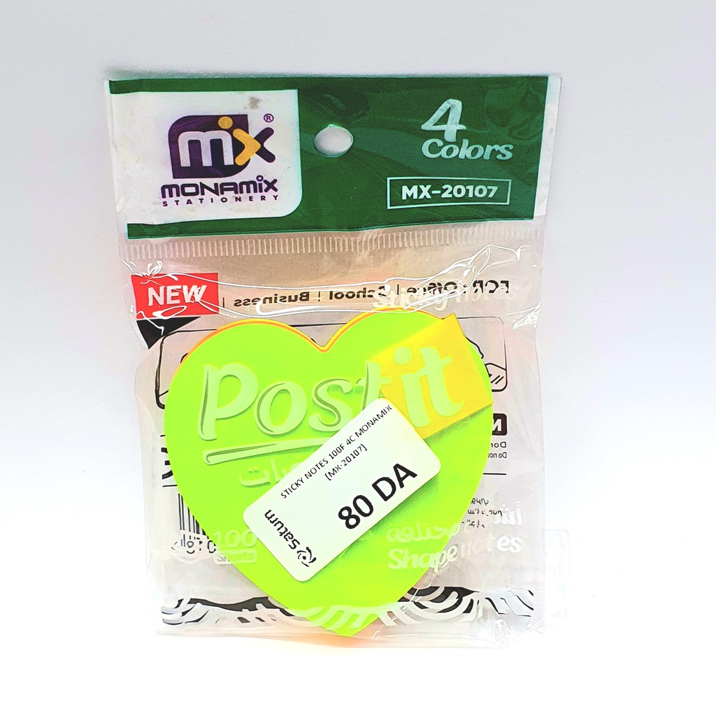 STICKY NOTES 100F 4C MONAMIX