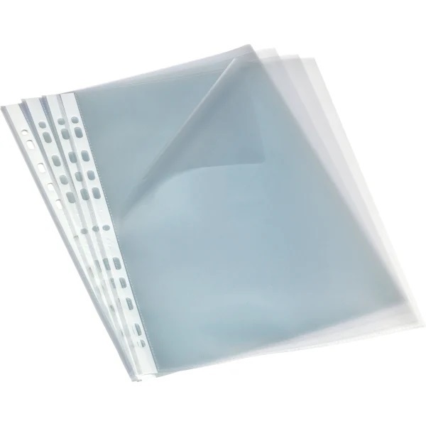 TRANSPARENT PERFORATED SIGHT POUCHES A4 100MIC 100PCS TAZIRI