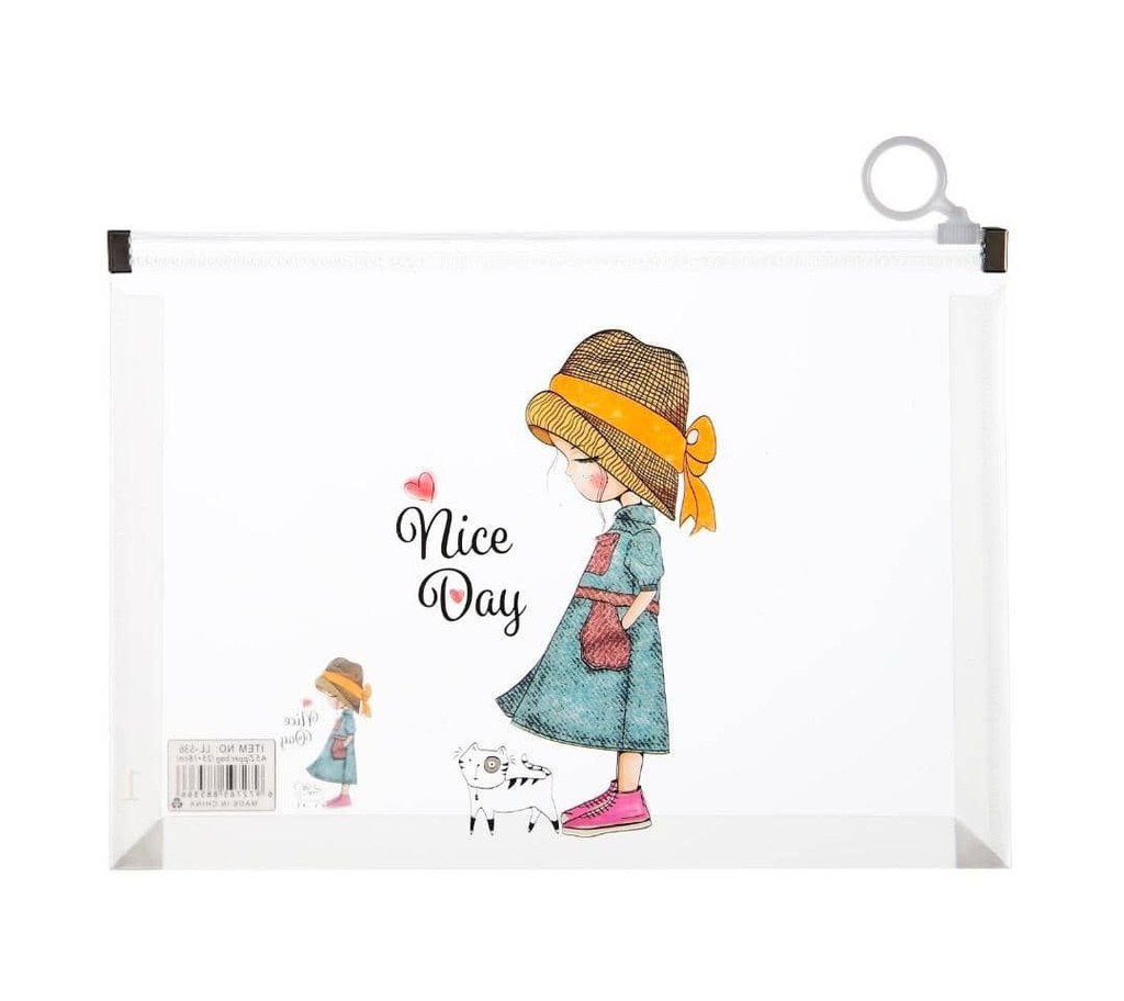 ALGO FASHION WASHER A4 ZIP POUCH