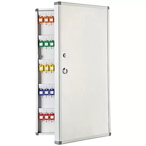 ARMOIRE CLEFS 72u 400x55x475mm EN ALUMINIUM DEFELOM