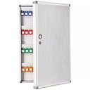 ARMOIRE CLEFS 96u 400x55x635mm EN ALUMINIUM DEFELOM