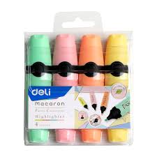  PASTEL HIGHLIGHTER 4 PCS DELI MACARON