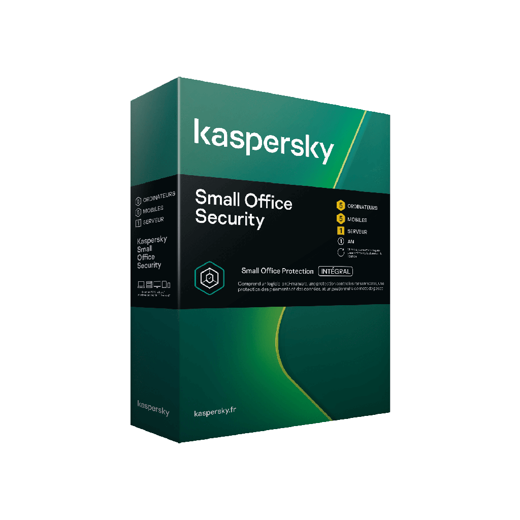 KASPERSKY Small OFFICE SECURITY 10 قطع، خادم واحد، صندوق لمدة عام