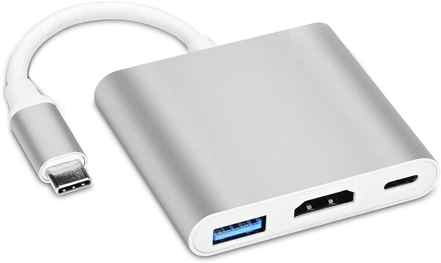 USB من النوع C إلى USB + HDMI + USB C 3IN1 HUB