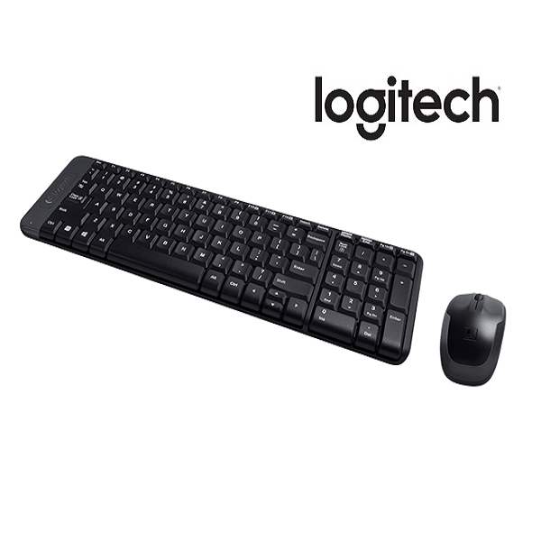 LOGITECH QWERTY WIRELESS KEYBOARD + MOUSE