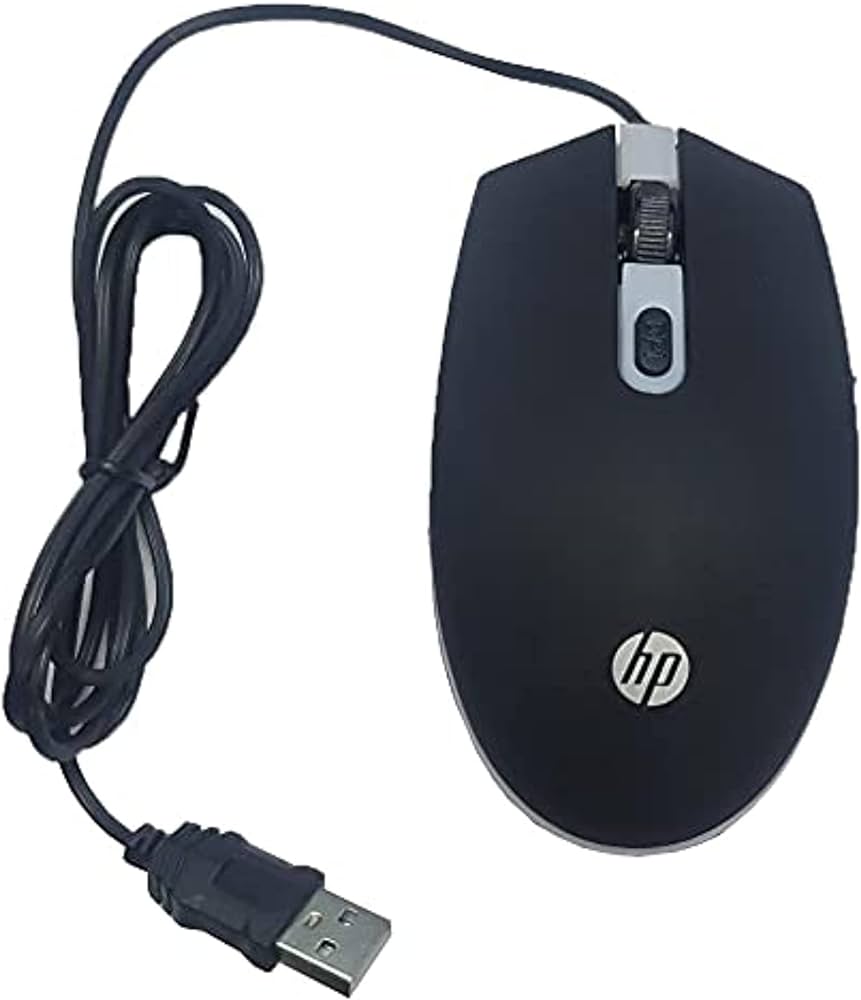  4 BTN 1600 DPI RGB HP 游戏鼠标