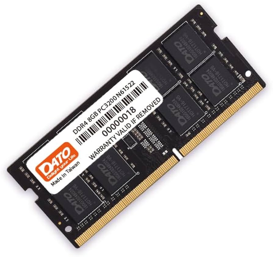 ذاكرة الوصول العشوائي DDR4 8 جيجا بايت 3200 ميجا هرتز SODIMM للكمبيوتر المحمول داتو