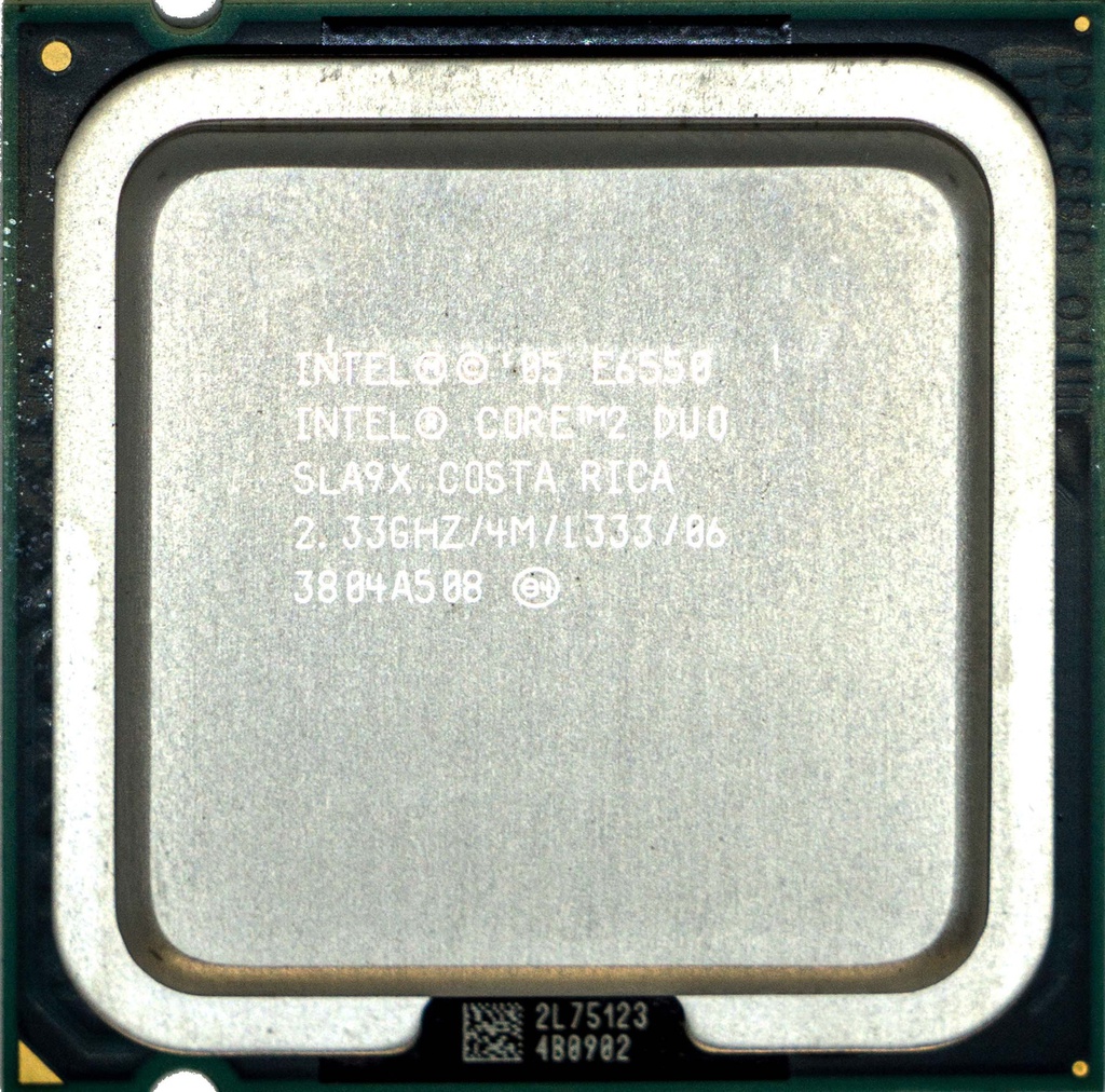  CPU CORE 2 DUO 2.33GHz E6550 RECUPE 英特尔