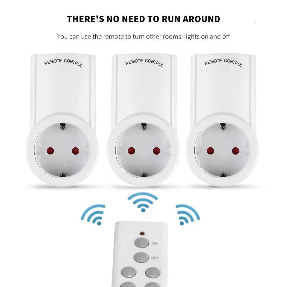 3PCS 1TELE BEETRO REMOTE CONTROL SOCKET